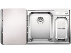 Nerezový dřez Blanco AXIS III 6 S-IF InFino nerez hedvábný lesk dřez vpravo s excentrem