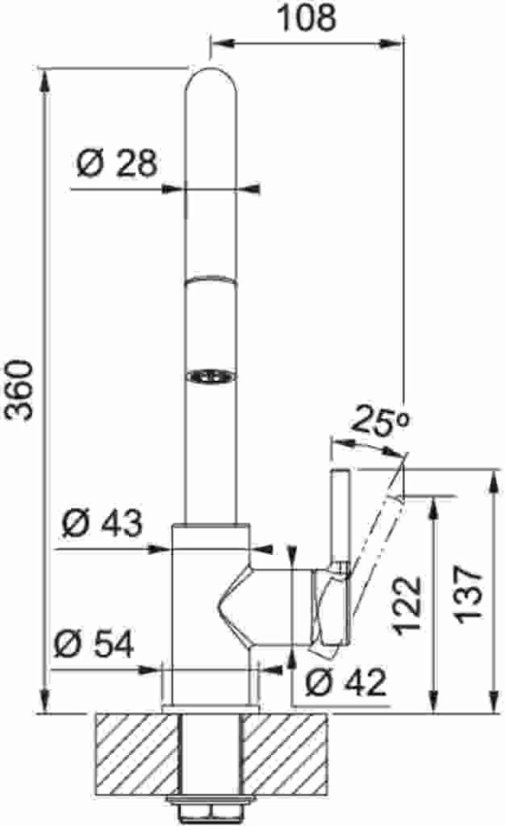 Kuchyňská baterie Franke FS 3229.031 Lina NEW