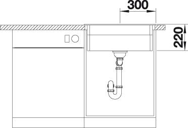 Granitový drez Blanco ETAGON 6 biela soft bez excentru