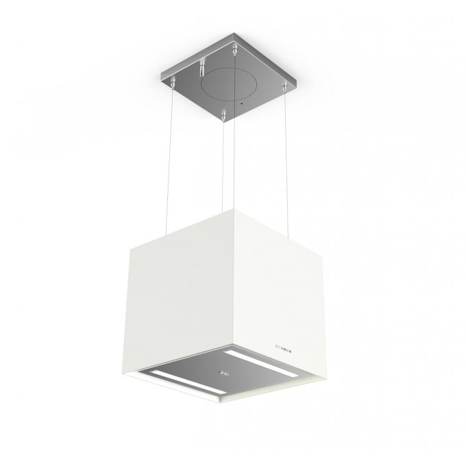 Ostrůvková digestoř Faber SOFT CUBE BIANCO KOS F40