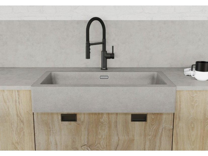 Granitový drez Blanco VINTERA XL 9-UF čierna bez excentru