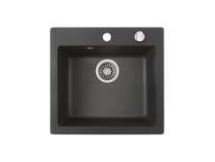 Granitový drez Teka CLIVO 50 S-TQ 1B Čierna metalická - 1