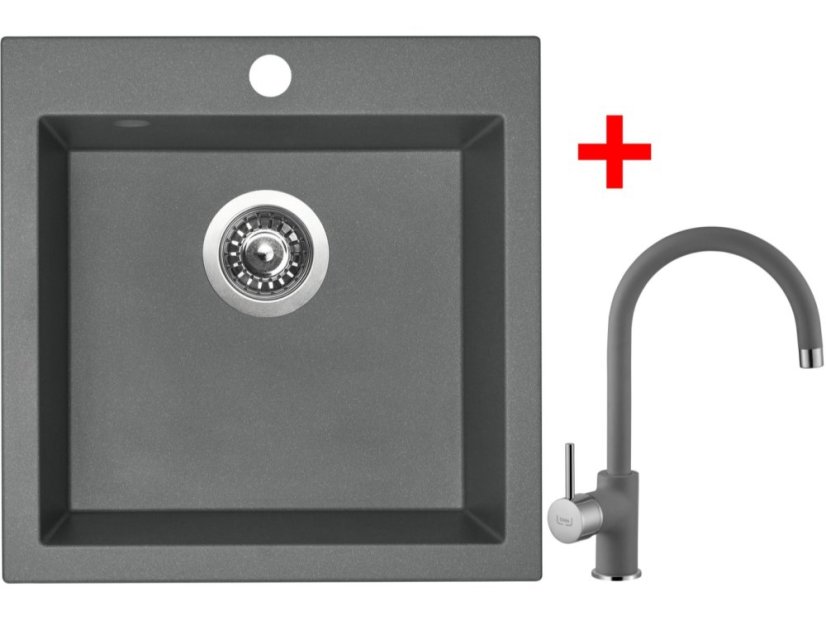 Sinks VIVA 455 Titanium + Vitalia GR