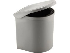 Vestavný odpadkový koš Elletipi RING - na dvířka, 10 L, plastový - 1