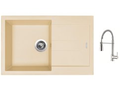 Set Sinks AMANDA 780 Sahara + baterie Sinks MIX 35 PROF S chrom