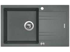 Sinks LINEA 780 XC Titanium + Elasta nerez/čierná