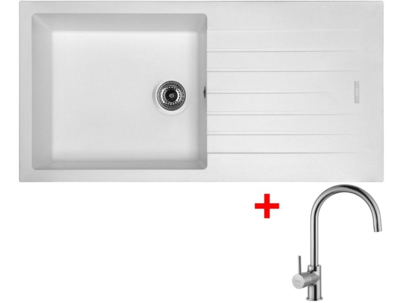 Set Sinks Perfecto 1000 Milk + Vitalia