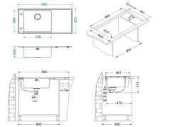 Nerezový drez Alveus Stricto 30 Ľavý