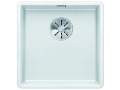 Granitový drez Blanco SUBLINE 400 F InFino biela bez tiahla