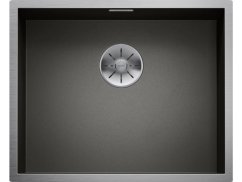 Nerezový drez Blanco ZEROX 500 U InFino nerez Dark Steel