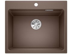 Granitový drez Blanco ETAGON 6 Káva, bez excentru