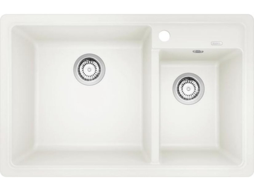 Granitový drez Blanco Legra 8 biela soft drez vľavo