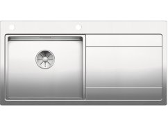Nerezový drez Blanco DIVON II 5 S-IF InFino Nerez hodvábny lesk drez vľavo s excentrom