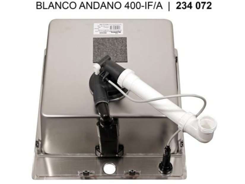 Nerezový dřez Blanco Andano 400 IF/A InFino Nerez hedvábný lesk