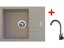 Sinks PERFECTO 650 Avena + ARCO čierná matná
