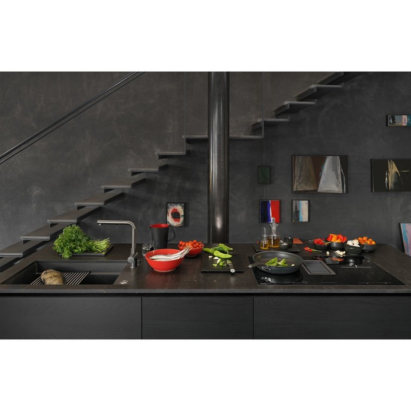 Indukční deska s odsavačem Franke FMY 839 HI 2.0 Černé sklo