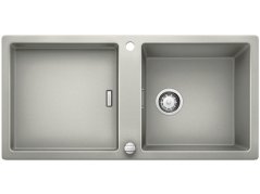 Granitový drez Blanco ADON XL 6 S perlovo šedá prevedenie s excentrom prís Granitový drez Blanco ADON XL 6 S perlovo šedá prevedenie s excentrom prís