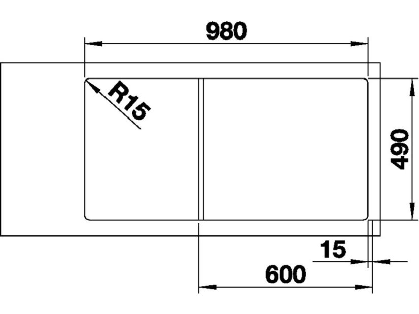 Granitový drez Blanco AXIA III XL 6 S Káva, so sklenenou krájacou doskou