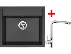 Set Sinks Solo 560 Pureblack + Elka lesklá