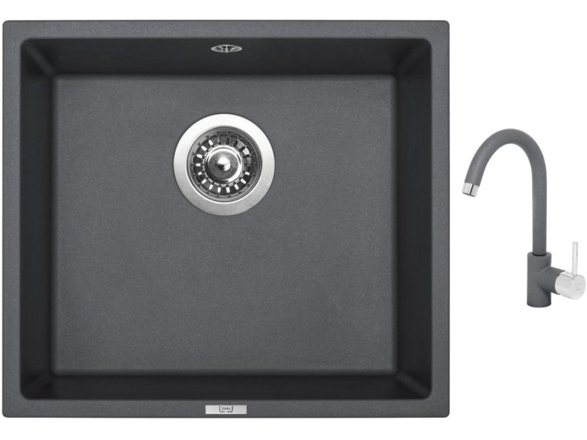 Set Sinks FRAME 457 Titanium + batéria Sinks MIX 35 Titanium