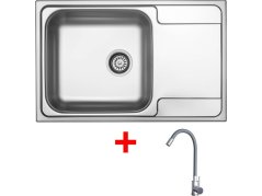 Sinks GRAND 790 + ELASTA nerez/šedá