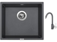 Set Sinks FRAME 457 Titanium + baterie Sinks MIX 35 Titanium Set Sinks FRAME 457 Titanium + baterie Sinks MIX 35 Titanium