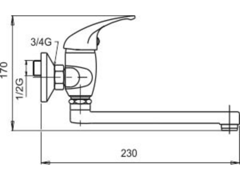 Drezová umývadlová batéria 150 mm Metalia 55 chróm 55076.0