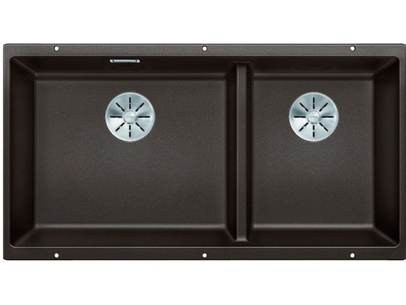 Granitový drez Blanco SUBLINE 480/320 U InFino káva drez vľavo bez tiahla