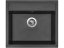 Granitový drez Sinks Solo 560 Metalblack