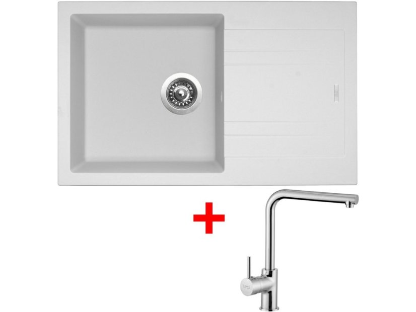 Set Sinks LINEA 780 N Milk+ELKA