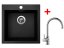 Set Sinks VIVA 455 Granblack + Vitalia
