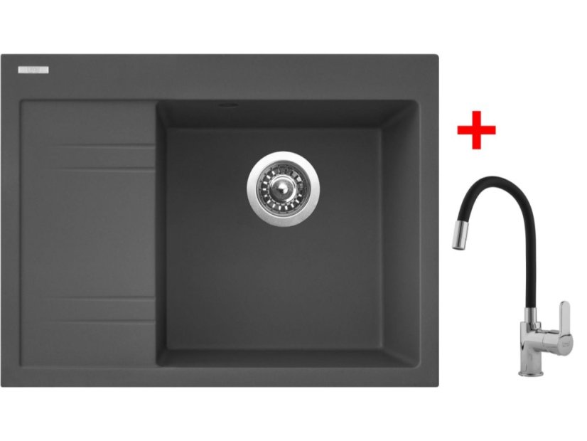 Sinks RIM 650 P Titanium + Flexia