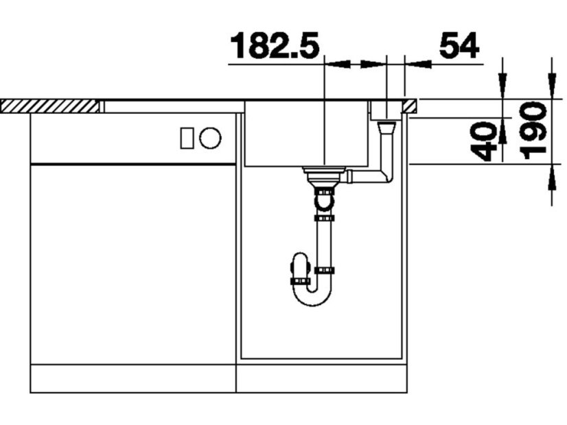 Granitový drez Blanco AXIA III 5 S-F InFino káva drez vpravo s excentrom prísluš. drevo