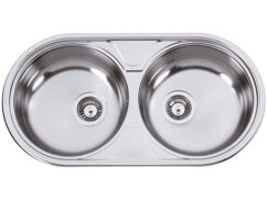 Nerezový drez Sinks DUETO 847 V matný