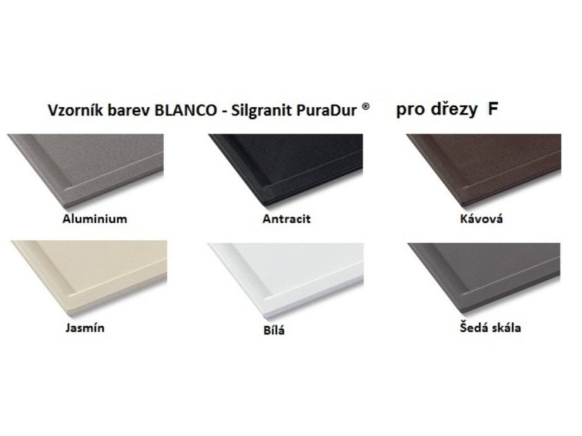 Granitový dřez Blanco AXIA III XL 6 S-F InFino aluminium