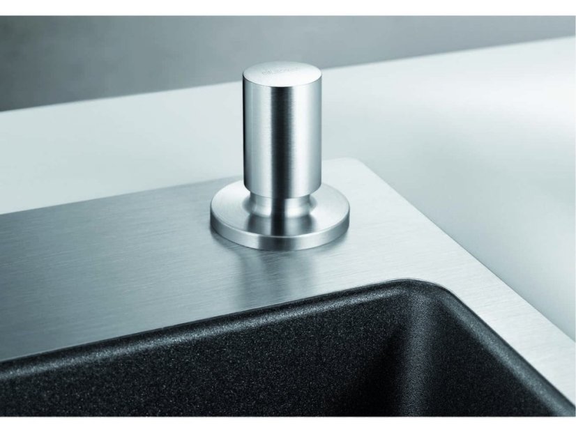 Ovládací knoflík táhla Blanco kulaté plast chrom