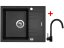 Sinks LINEA 600 XC Metalblack + Vitalia černá matná