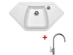 Set Sinks Naiky 980 Milk + Vitalia Set Sinks Naiky 980 Milk + Vitalia