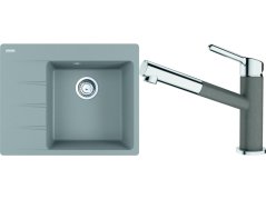 Set Franke CNG 611-62 TL/7 Sivý kameň + FC 3055.084