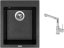 Set Sinks CUBE 410 Granblack + batéria Sinks MIX 350 P chróm