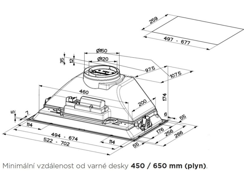 Vestavná digestoř Faber INKA SMART C LG A52