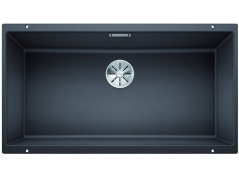 Granitový drez Blanco SUBLINE 800 U InFino sivá skala bez tiahla