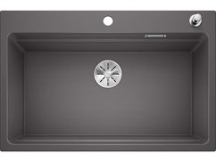 Granitový drez Blanco Etagon 8 sivá skala, s excentrom