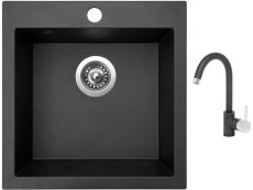 Set Sinks VIVA 455 Metalblack + batéria Sinks MIX 35 Metalblack