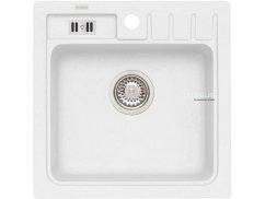 Granitový jednodrez Alveus NIAGARA 20 biela