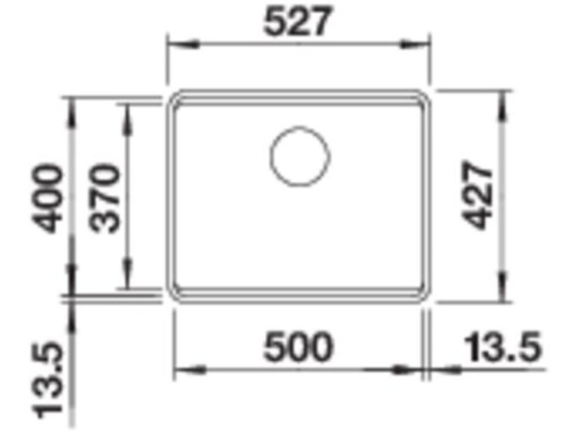 Granitový dřez Blanco ETAGON 500 F Kávová
