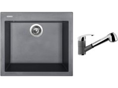 Set Sinks CUBE 560 Titanium + baterie Sinks LEGENDA S Titanium Set Sinks CUBE 560 Titanium + baterie Sinks LEGENDA S Titanium