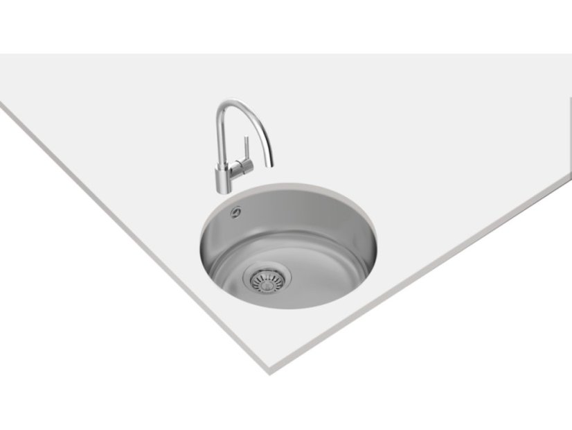 Nerezový drez Teka Starbright 45 E-XN 1B RND X - 3