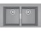 Tectonitový dřez Franke S2D 620-86 Šedá