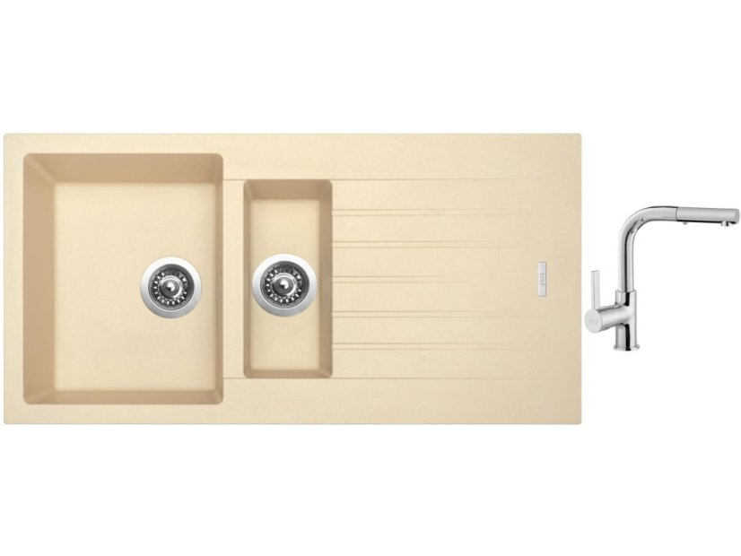 Set Sinks PERFECTO 1000.1 Sahara + baterie Sinks ENIGMA S chrom